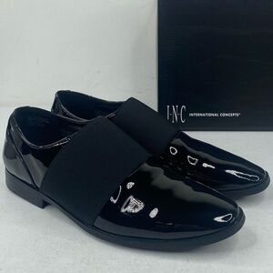 INC International Concepts Black Loafers